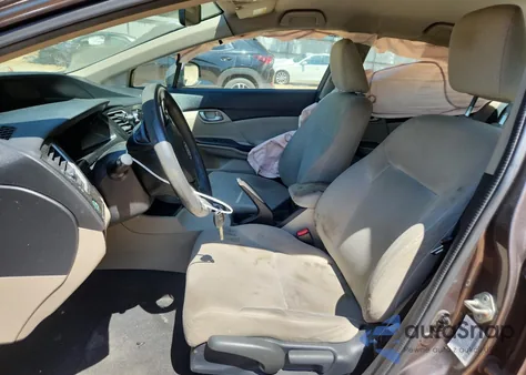 2013 Honda Civic Lx из США, поврежденный, VIN 2HGFB2F54DH506128